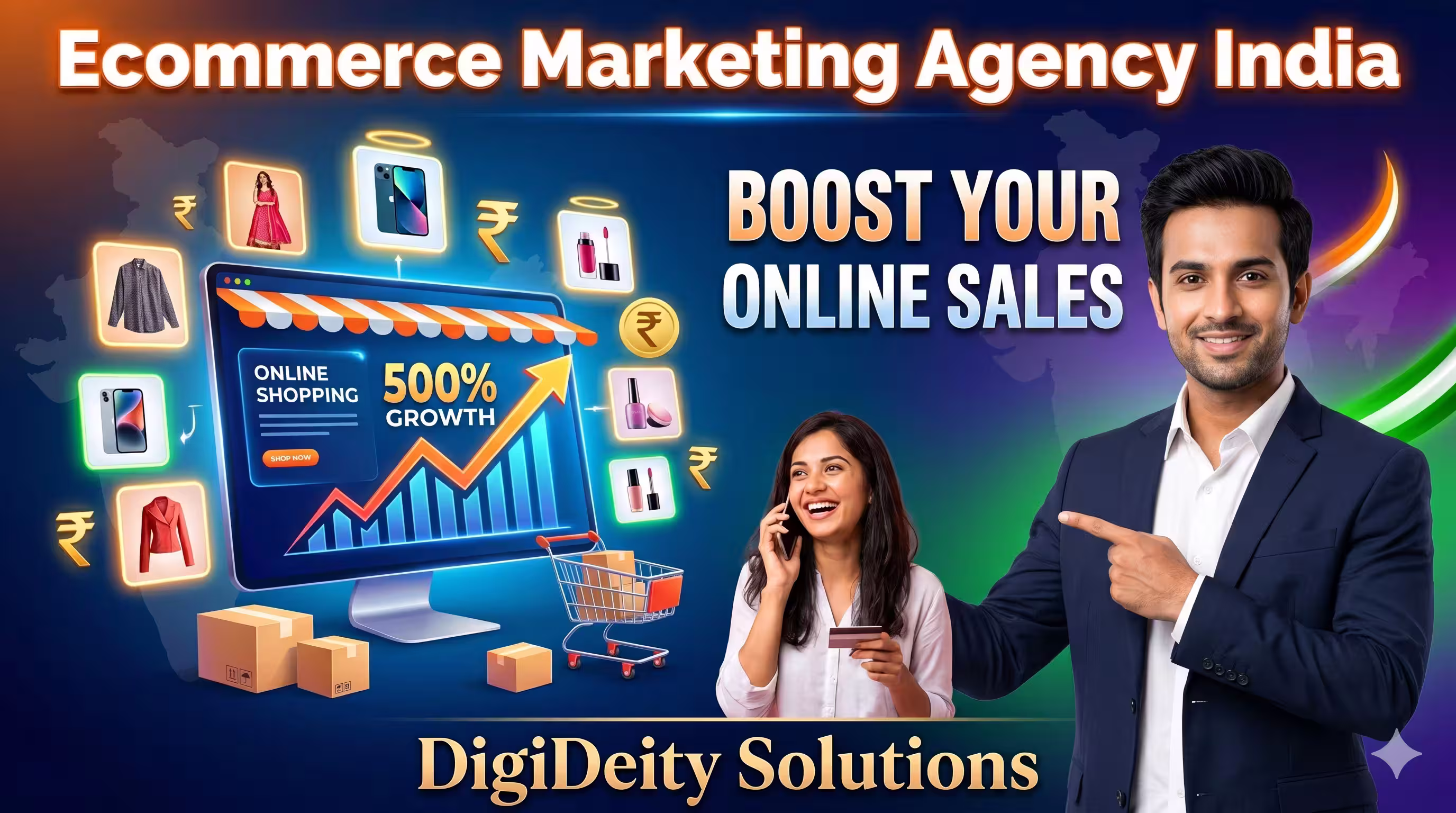 Digital marketing for Ecommerce Marketing Agency in India | E-Commerce Digital Marketing Services in India in India